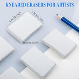 XUDOAI Grey Kneaded Eraser Putty Rubbers for Art Erasers for Artists Kneadable Putty Rubber （8 Pieces）