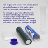 XUDOAI Epoxy Putty Stick, Moldable Epoxy Glue for Crack Damage Fixing Filling or Sealing. Fast Permanent Repair for Metal, Glass, Wood, Plastic, Ceramics & Other Surfaces.